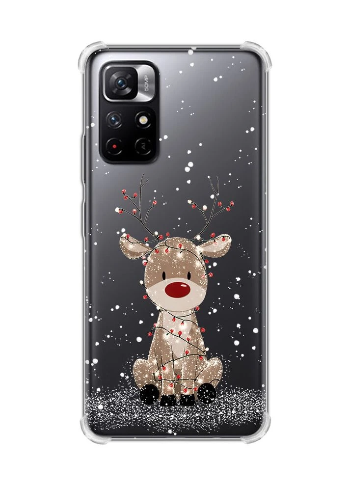 Чохол з потовщеними кутами на Xiaomi Redmi Note 11 5G Олень Новий рік (принт 429) Creative (403244719)