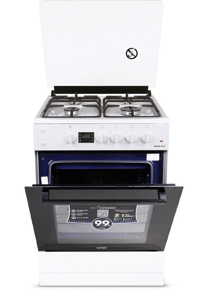 Комбінована плита Apetito 04-E White Artel (372458464)