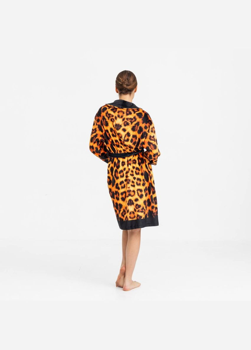 Халат женский из плюшевого велюра эксклюзивный Leopard 18275 L-XL FlexDress (336873890)