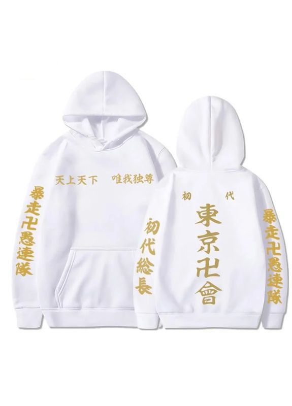 Худі з аніме принтом Tokyo Revengers ЧОРНИЙ S Maxi (304615584)