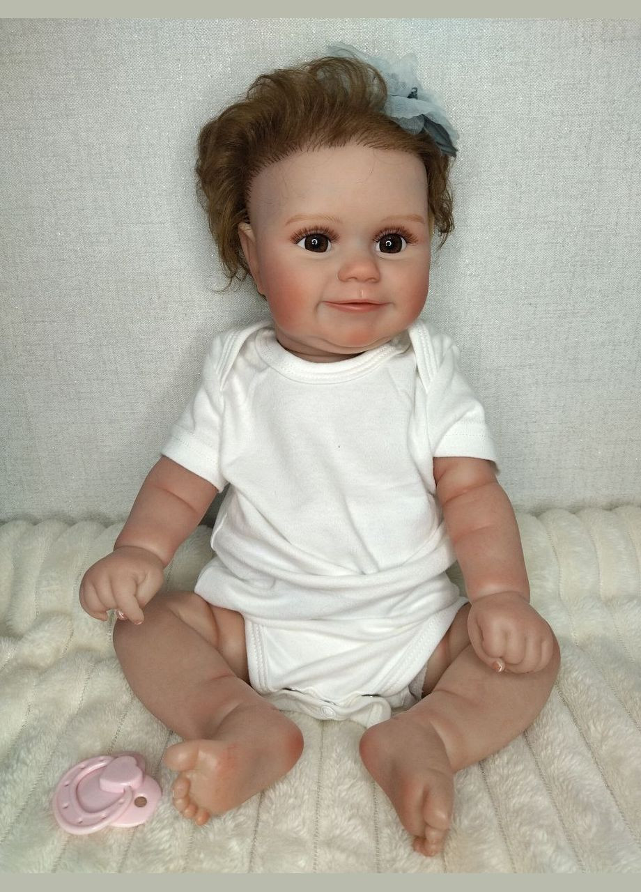 Лялька реборн дівчинка Моллі Reborn можна купати вініл- силіконова 45 см (М11040143) OtardDolls (315703542)