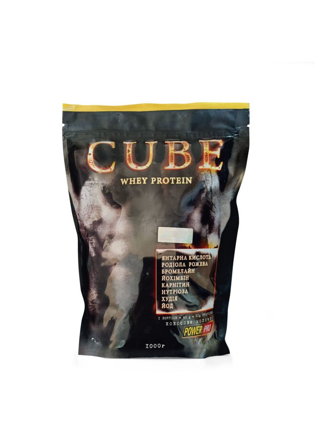Протеин CUBE Whey Protein, 1 кг Кокос Power Pro (293477094)