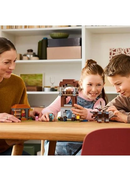 Конструктор Minecraft Аванпост разбойников и опустошитель 665 деталей (21278) Lego (377158398)