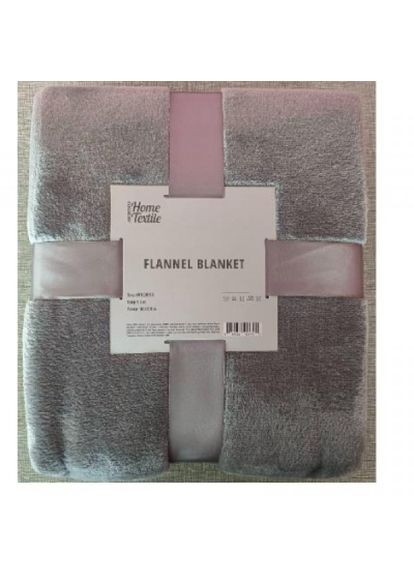Плед Flannel серый 200х220 см (ART0204SB) Ardesto flannel сірий 200х220 см (289370512)