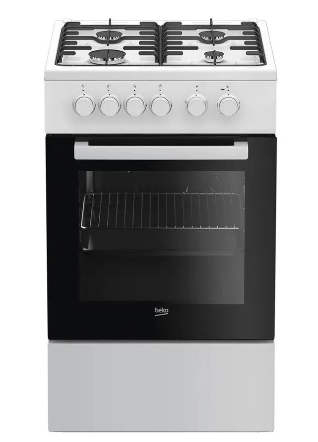 Комбінована плита, 60 л, 50x60 см, з конвекцією, біла. BEKO (393469466)