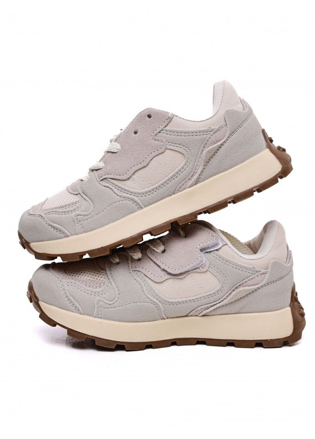 Бежевые кроссовки детские унисекс Moli