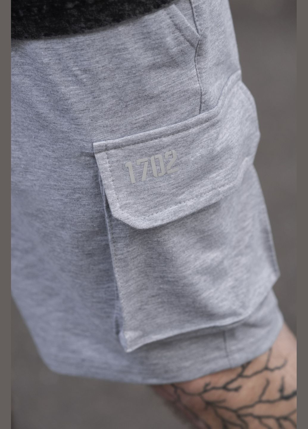 Чоловічі Трикотажні Шорти Gate Reflective Melange Without (328004236)