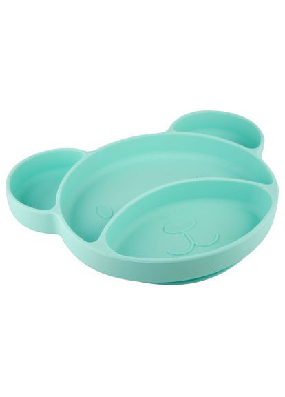 Тарелка детская Мишка на присоске Бирюзова (51/401_tur) Canpol Babies Ведмедик на присосці Бірюзова (366154168)