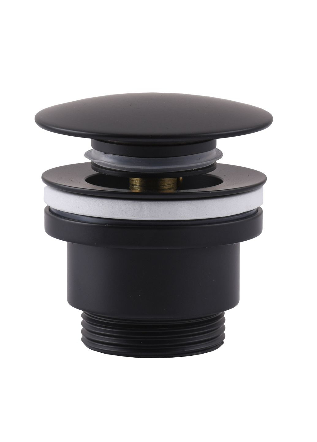 HG15-04A-10-BR-(BB)-Click-clack--Донний клапан ЛАТУНЬ,Універсальний, Чорний мат (Box ) Globus Lux (335040388)