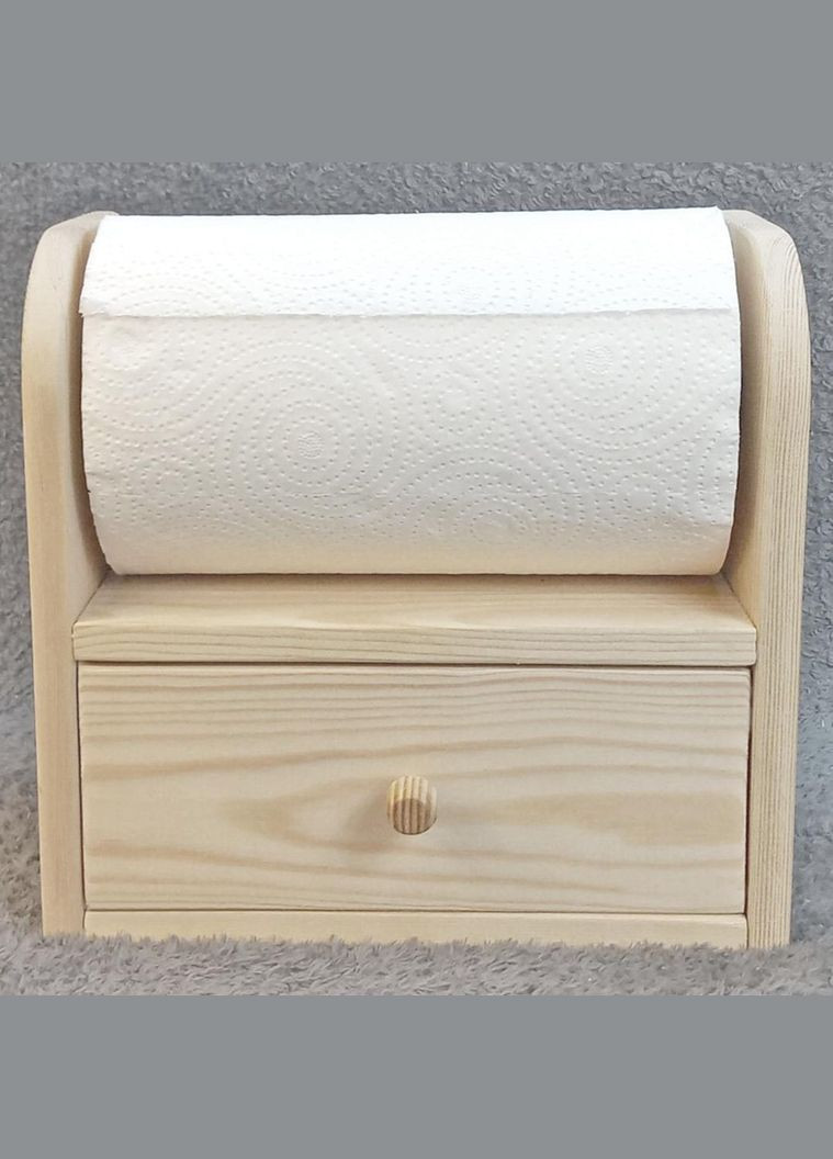 Держатель для бумажных полотенец из дерева Каманир бланже (ДКП-007401) No Brand (327848698)