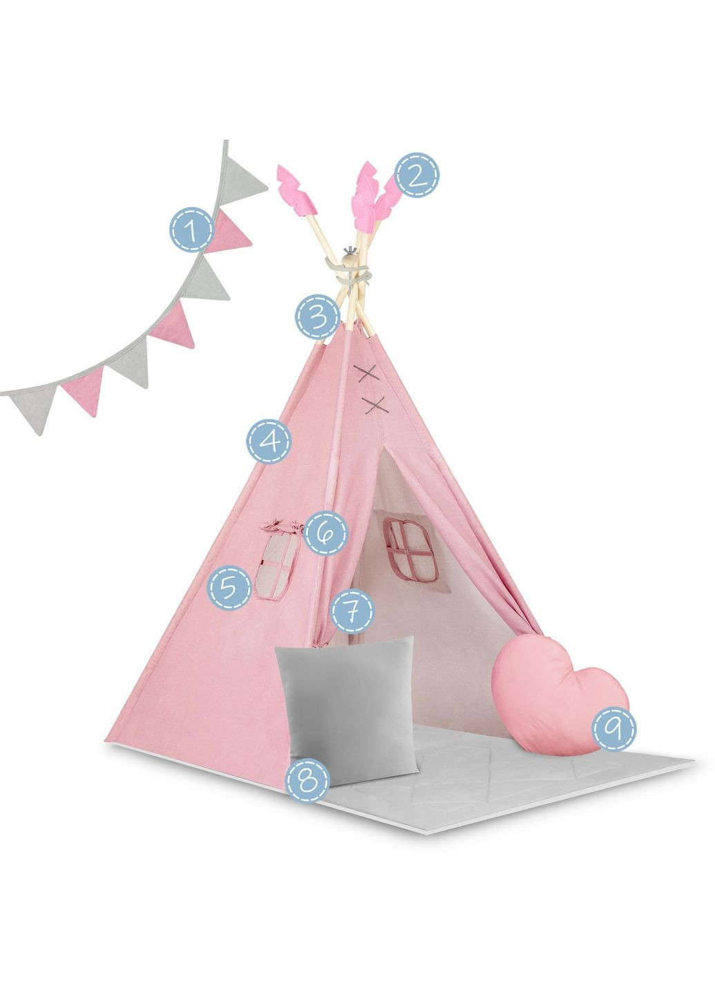 Вігвам дитячий NK-406 Nukido (332202174)