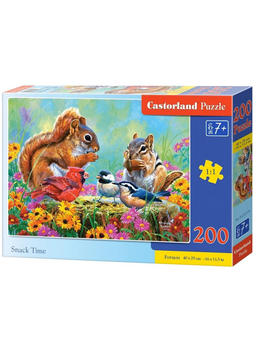 Пазл Время перекуса 200 деталей Castorland (369798277)