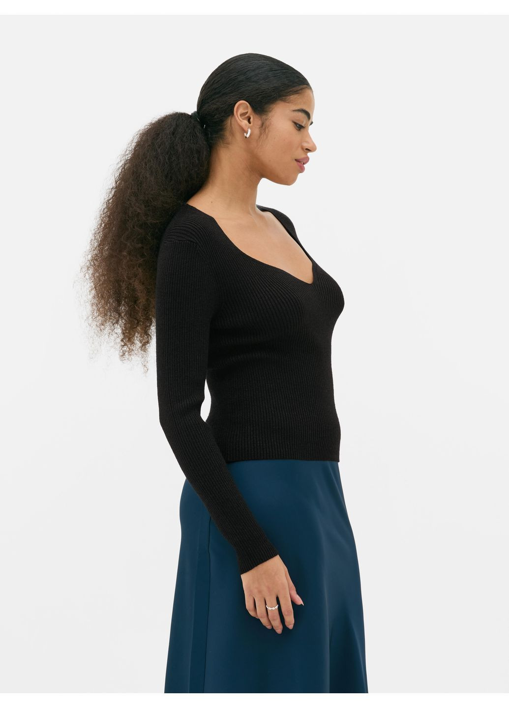 Комбинированный джемпер демисезон,черный-серебристый, Primark