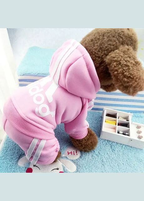 Костюм спортивний для собак Adidog рожевий XL No Brand (299840255)