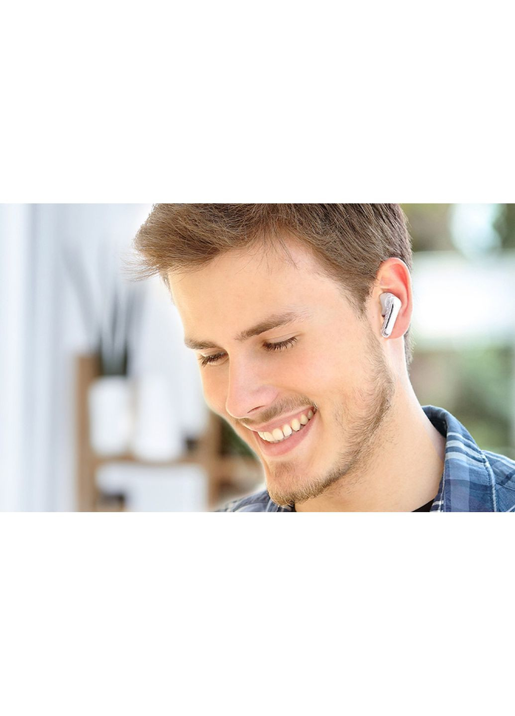 Наушники беспроводные Clear TWS стерео гарнитура в кейсе белая SOUNDPEATS (362670757)