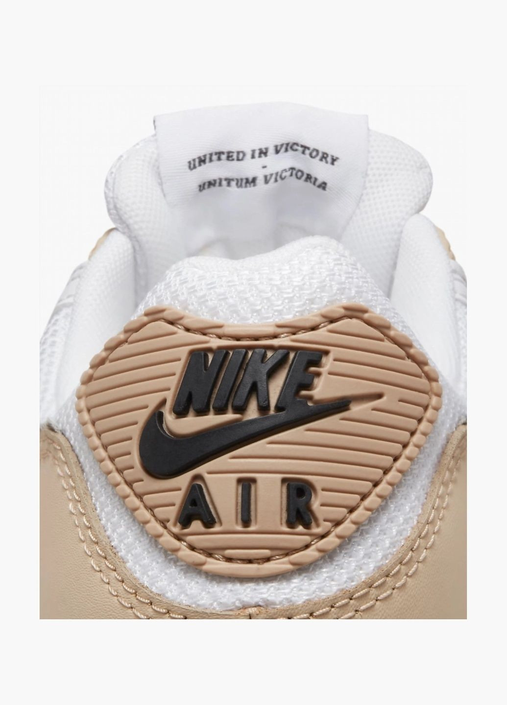 Кроссовки женские Air Max 90 White/Brown FB2617-100 Nike белые (335013317)