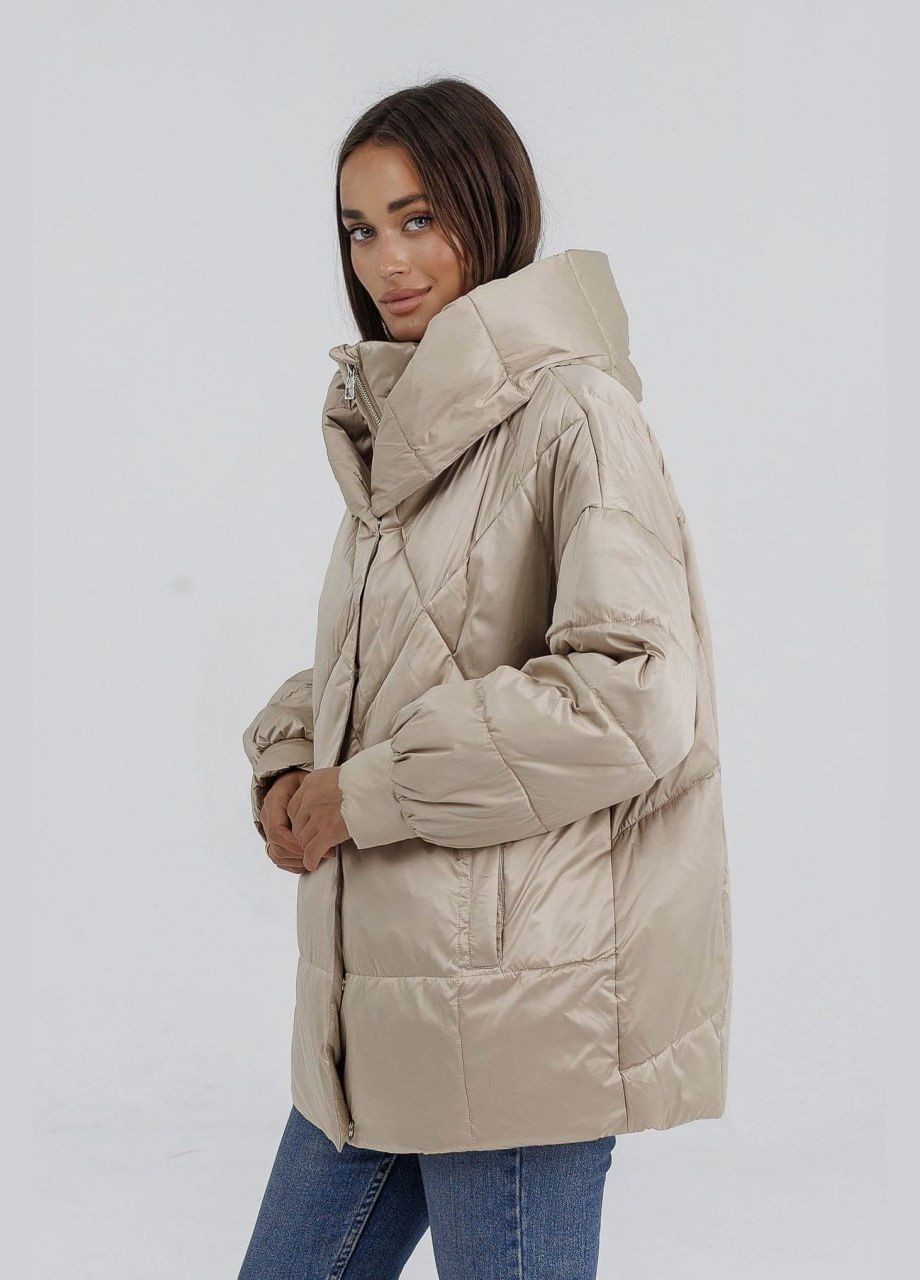 Айворі зимня зимова куртка-пуховик Lora