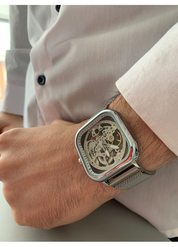 Наручные часы мужские Eagle Серебристый (2113) Forsining (363318785)