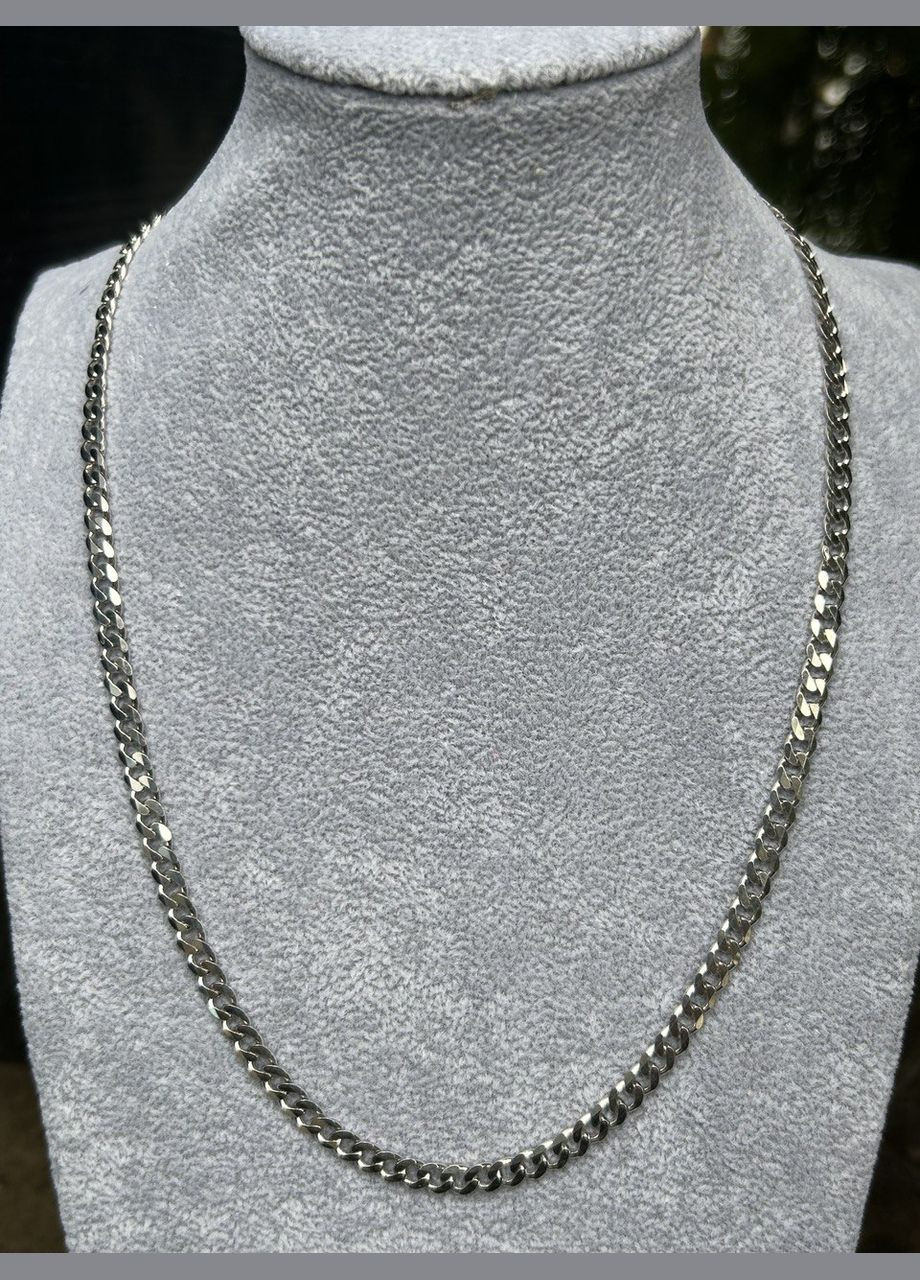 Цепочка серебряная Панцирь Л0238, размер, 55 розмір No Brand (317577623)