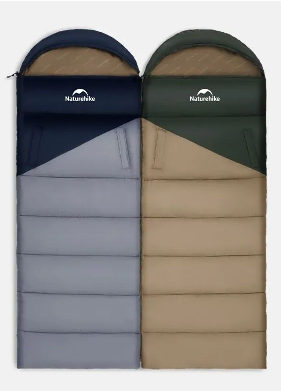 Спальник теплий демісезонний правий U450 CNK2550WS028 Коричневий Naturehike (361854793)