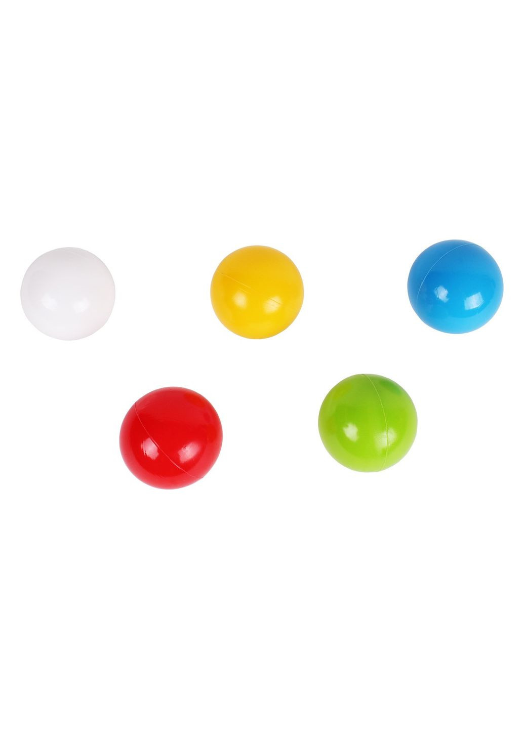 Кульки набір для сухого басейну різнокольорові d-70мм 125шт (TH8942) ТехноК (364113156)