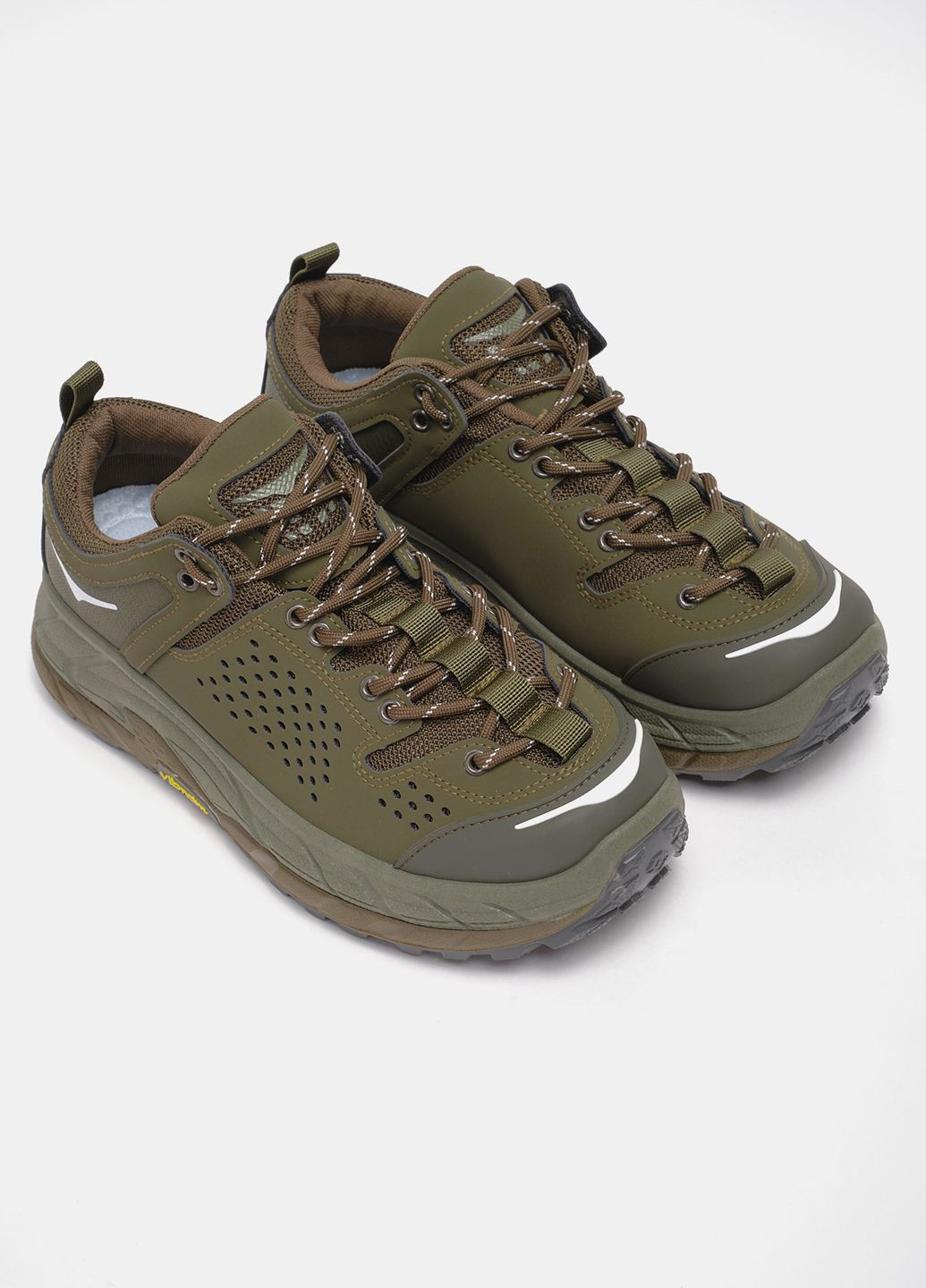 Зелені Осінні кросівки спорт r0005-2 еко-шкіра/текстиль зелень норма 342874 Power