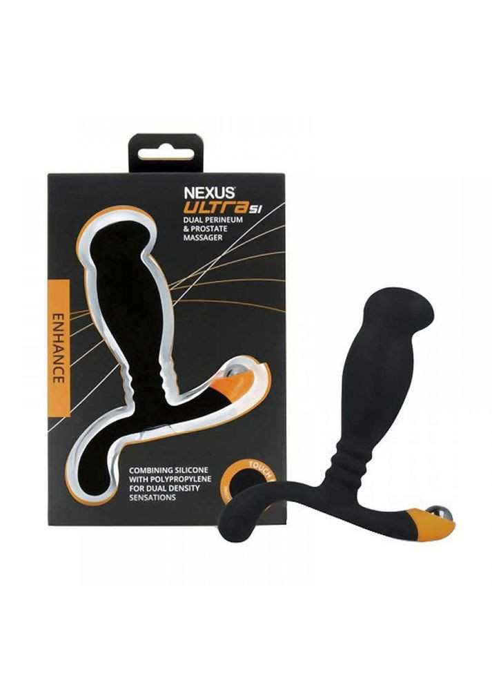 Масажер простати Ultra Si, з опуклою головкою, чорного кольору Nexus (297131505)