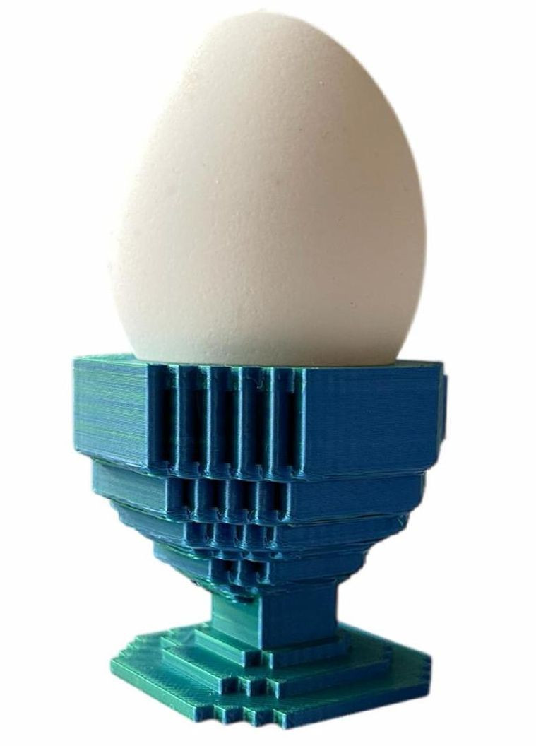 Пасхальный набор в стиле Minecraft – декоративное яйцо, подставка и яйцо-тайник No Brand (366890065)