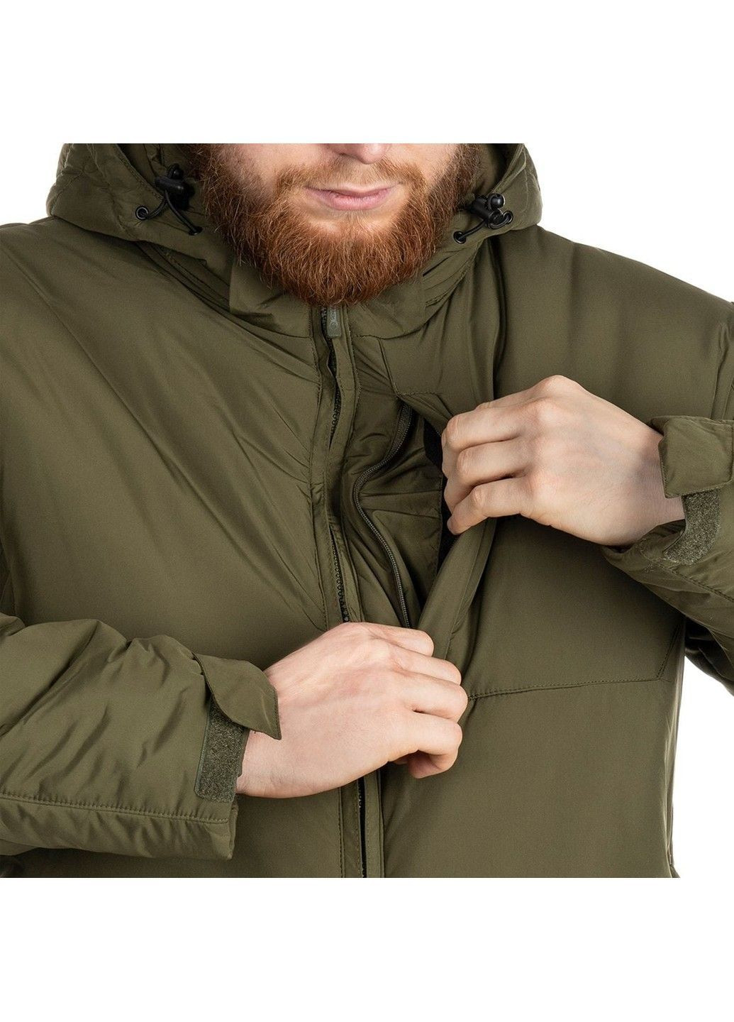 Оливкова зимня куртка зимова софтшел (cyсlone) Snugpak