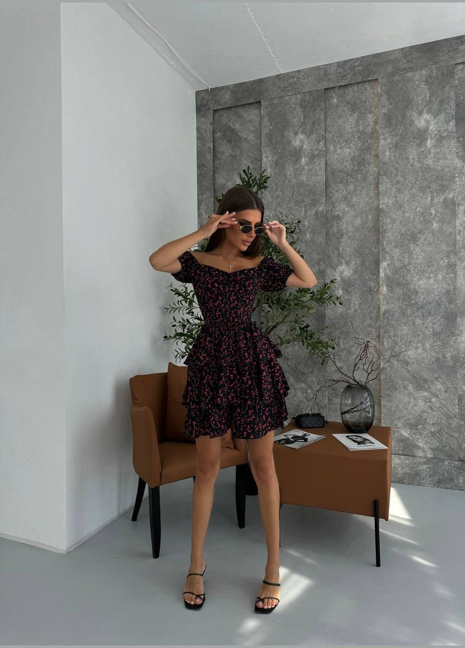 Чорна жіноча сукня-комбінезон Stylish Touch