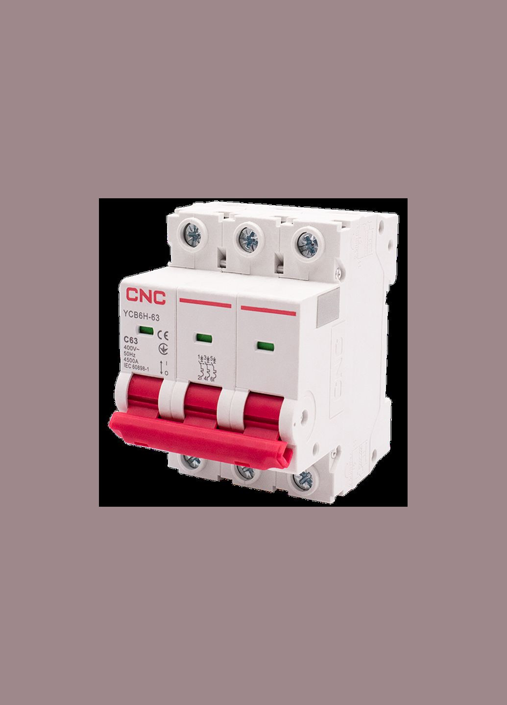 Автоматический выключатель 3P 63A 4,5kA "C" [Б00028773] YCB6Н-63 CNC (338190961)