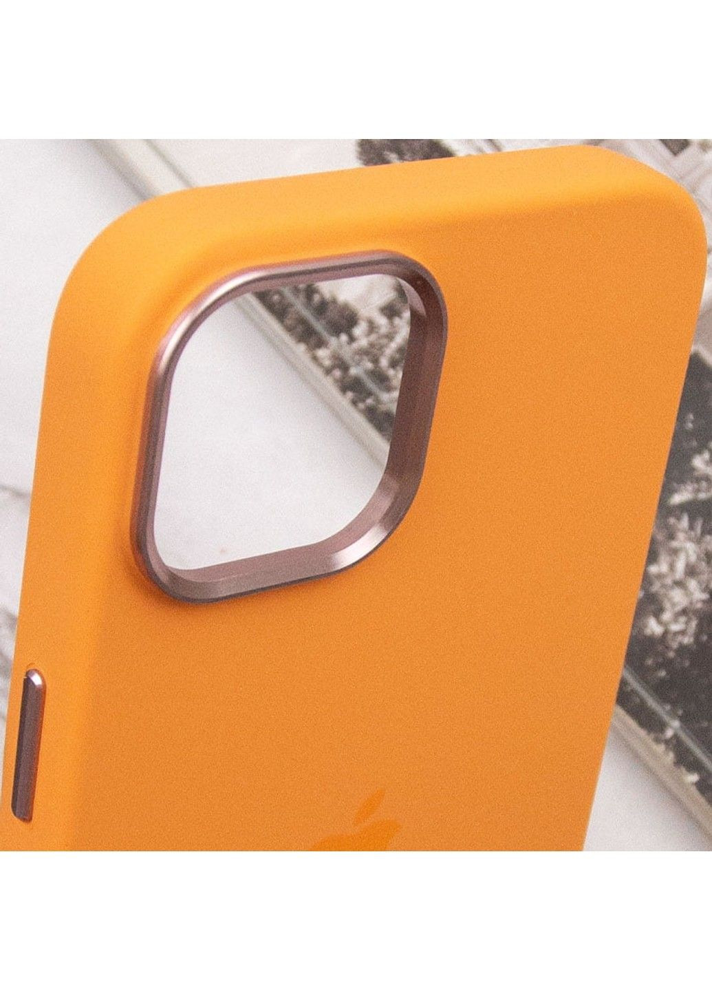 Чехол Silicone Case Metal Buttons (AA) для Apple iPhone 12 Pro Max (6.7") Epik (292733139)