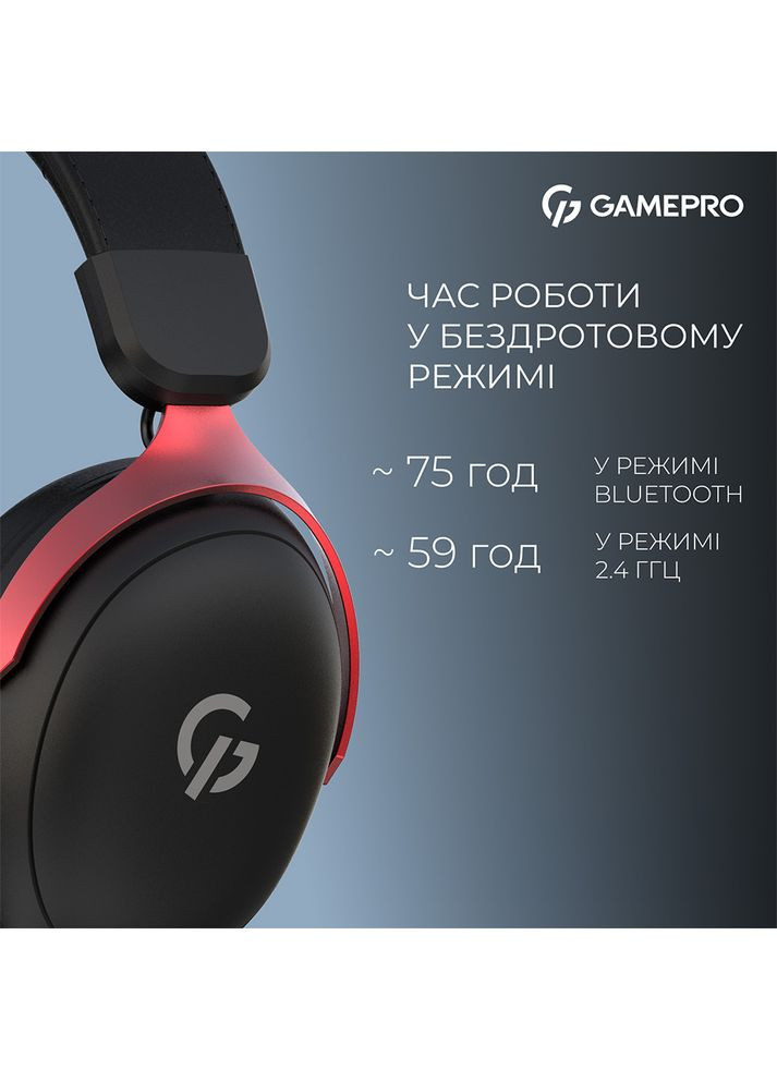 Гарнітура Asgard Freya Pro Black/Red (HSW201BR) GAMEPRO (368901254)