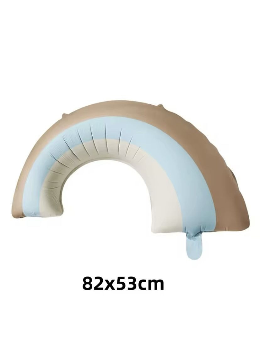 Фольгированный шар радуга в пастельных тонах 82х53 см. No Brand (345706660)