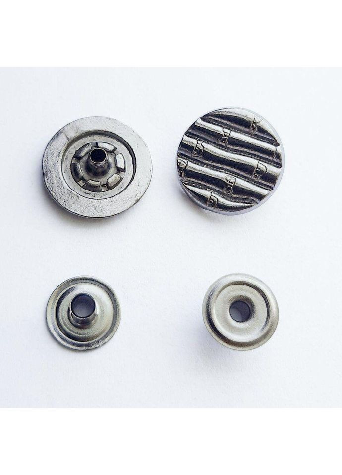 Кнопка Таблетка – 17мм Блэк никель 720шт. Нержавейка (108917) Plus-plus (352752362)