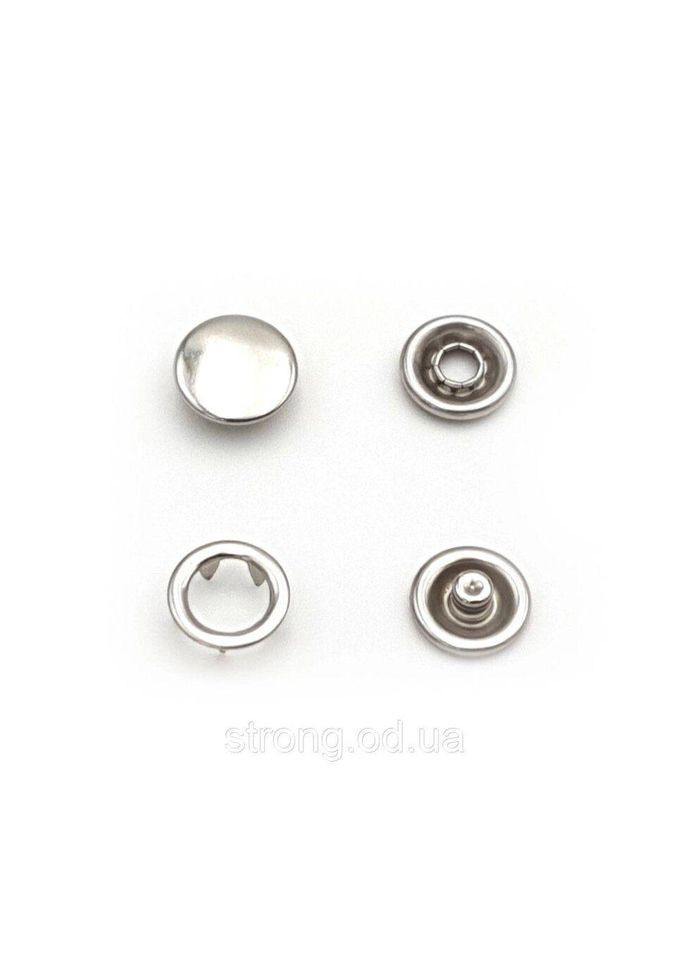 Кнопка BABY 10,5 мм никель с закрытой шляпой (1440шт) (213334) Plus-plus (352752268)