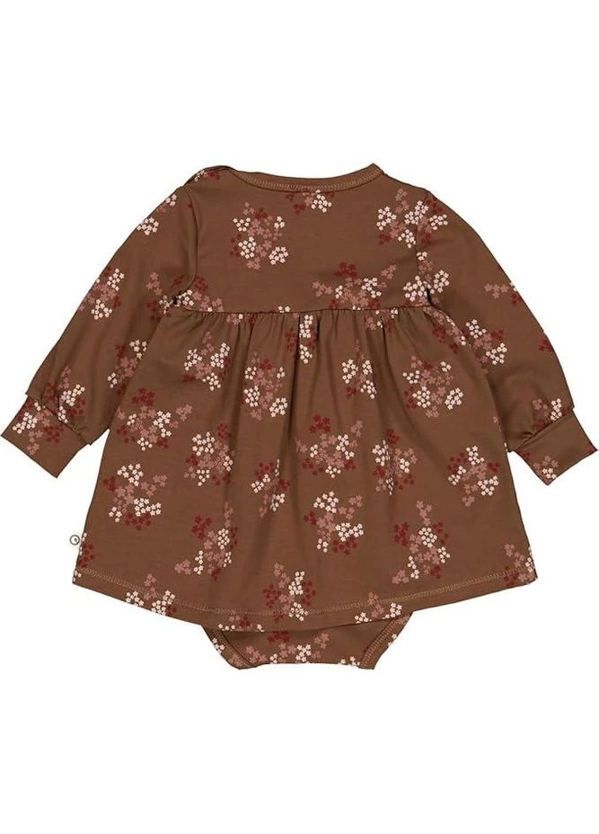Коричневое детское платье-боди для девочки шоколад (251112106) Green Cotton (394661395)