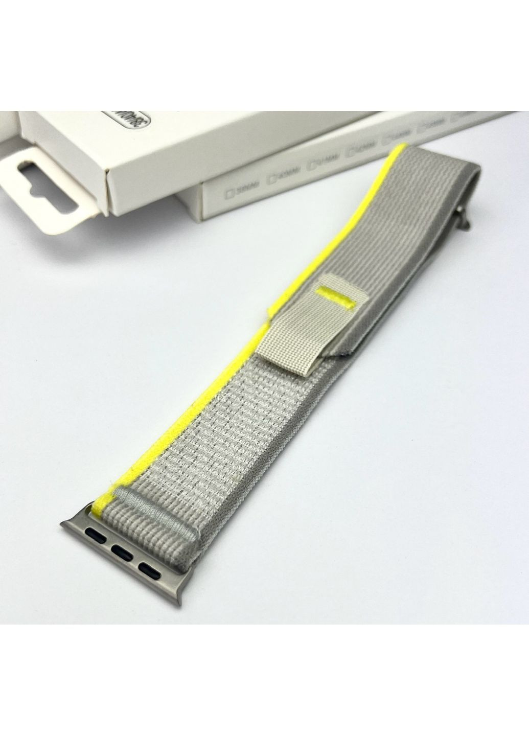 Ремешок Trail Loop для смарт часов 38/40/41/42 мм на Apple Watch Series 1-10 Biege/Yellow No Brand (369163774)