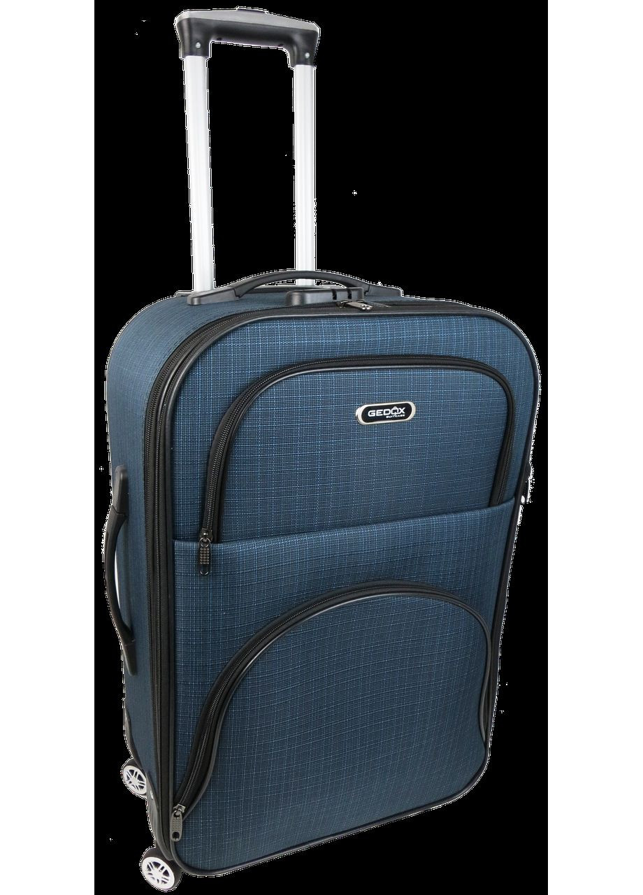 Тканевый чемодан на четырех колесах 67L Gedox GD Polo темно No Brand (361157340)