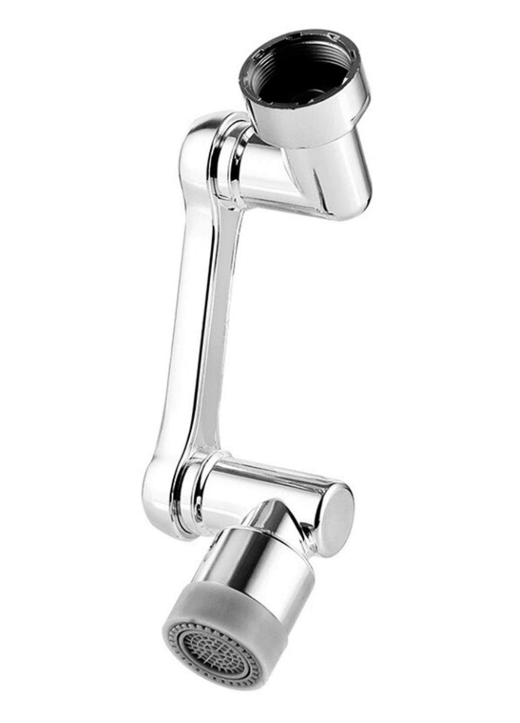 Насадка на смесительный кран удлинитель поворотный аэратор водосберегающий для кухни и ванны 2 режима работы из металла Tik-Tak (362297939)