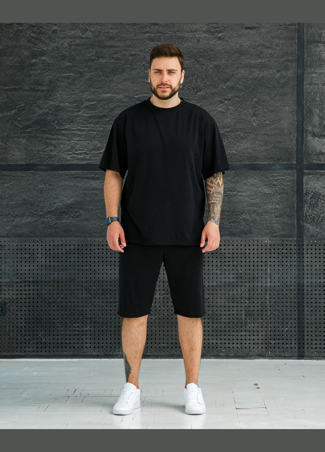 Комплект мужской оверсайз (шорты+футболка) No Brand комплект (290108960)