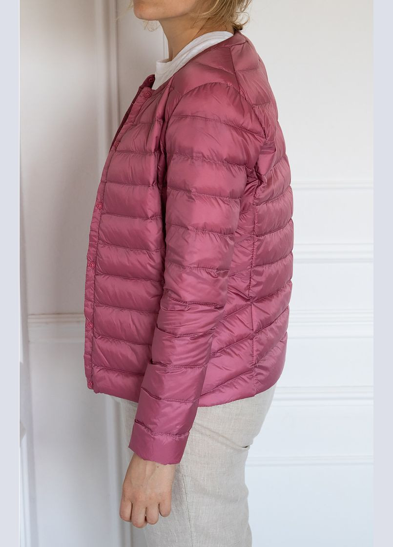 Розовый демисезонный Пуховик One