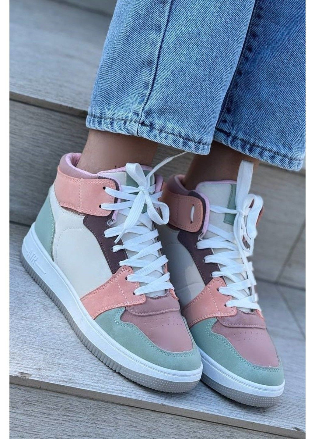 Кроссовки женские розовые Hongquan розовые (307159386)