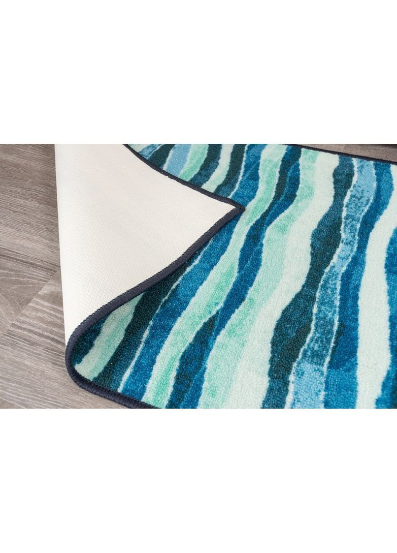 Набір ковриків у ванну кімнату Taba 316-2 57х90 та 57х60 см бірюзовий No Brand (364969166)