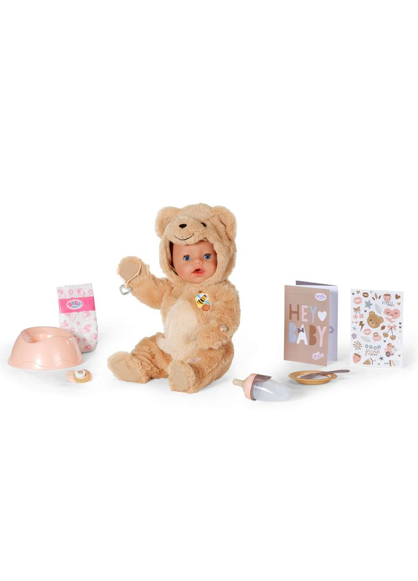 Кукла – ЭММА В КОСТЮМЕ МИШКА (43 cm, с аксессуарами) BABY born (315402181)