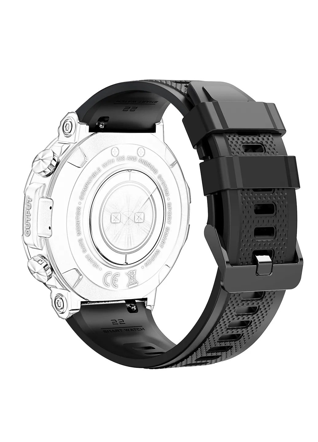 Ремінець для смарт годинника Hunter Black Modfit (407402961)