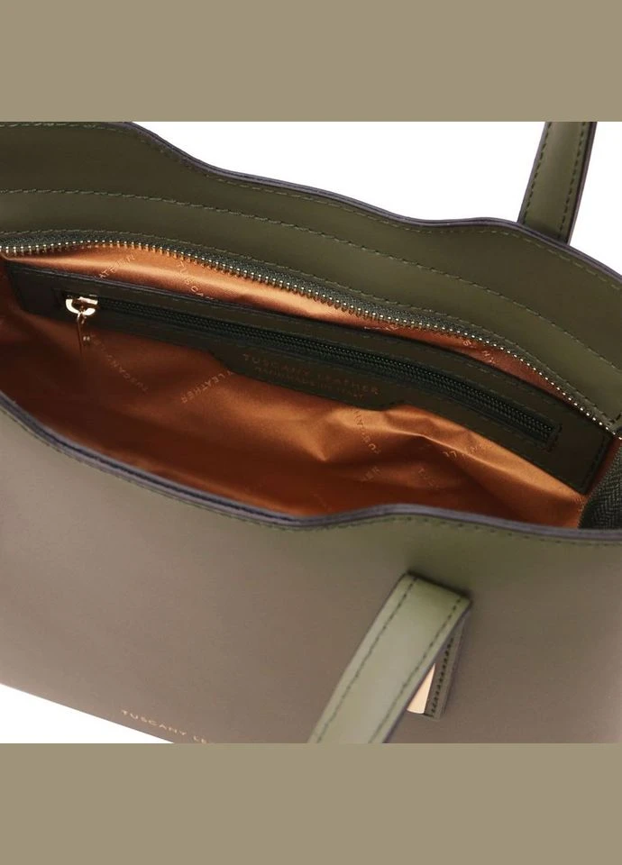 Стильна сумка для ділових леді Olimpia TL141521 - малий розмір Tuscany Leather (323886473)