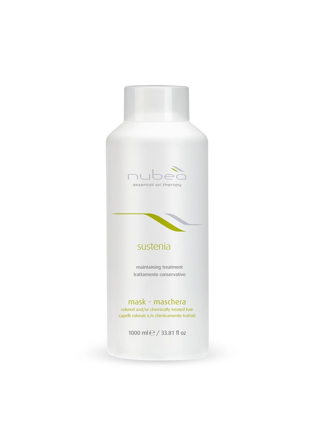 Маска для фарбованого та освітленого волосся Sustenia Colored And/Or Chemically Treated Hair Mask 1000 мл Nubea (331145000)