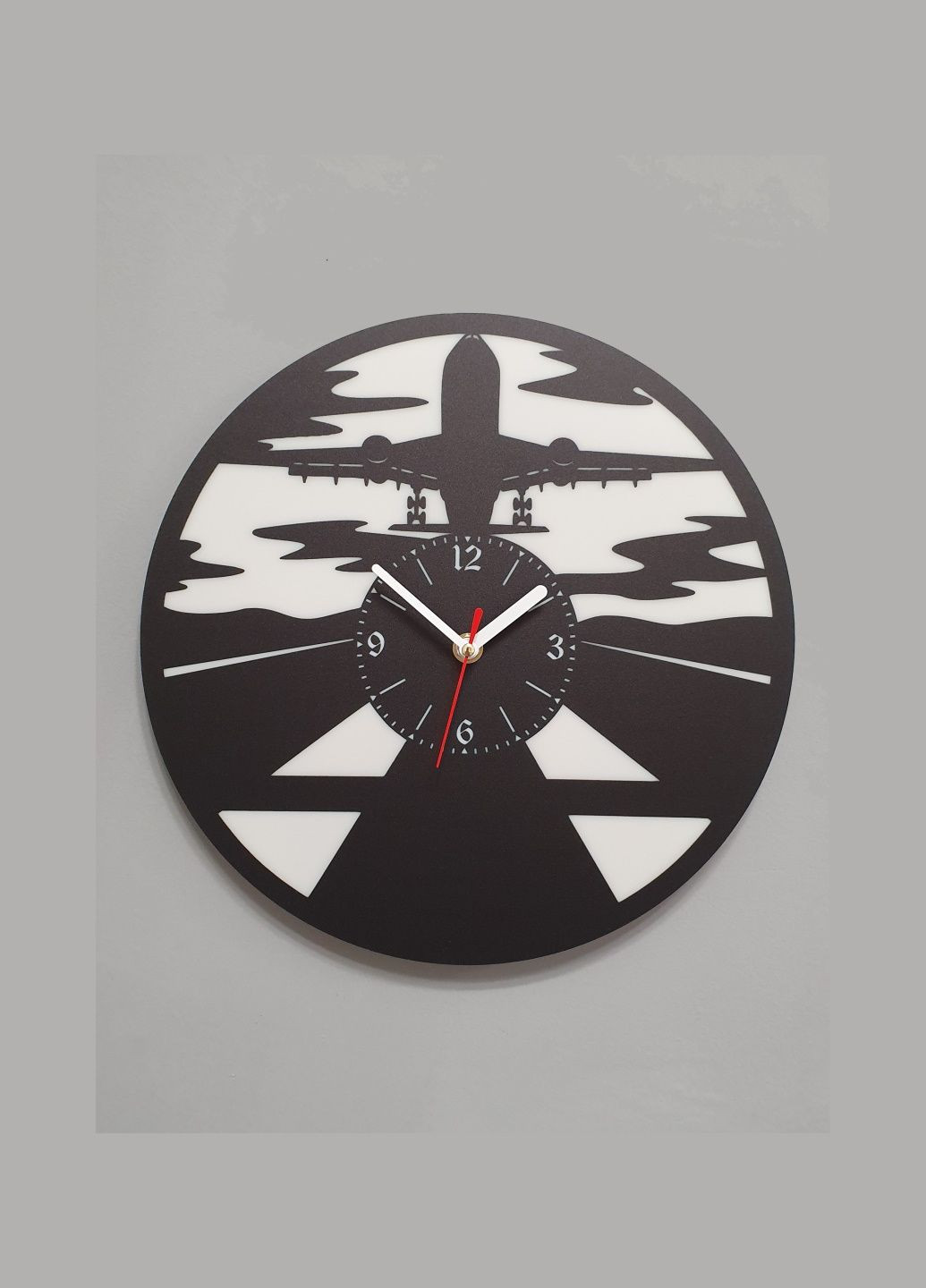 Годинник настінний Літак No Brand (317936708)