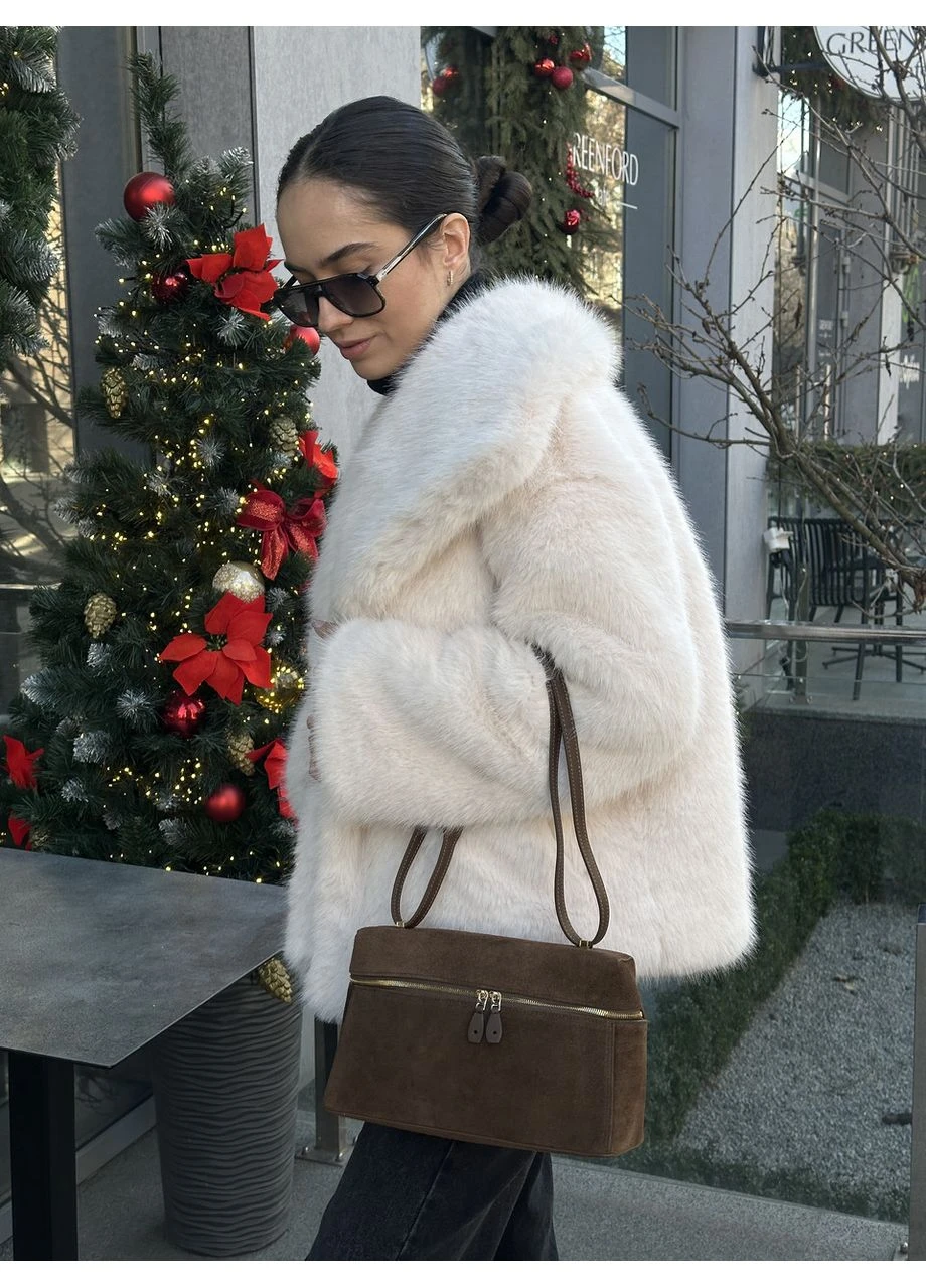 Сумка женская Extra Bag L27 Brown Suede No Brand (360502605)